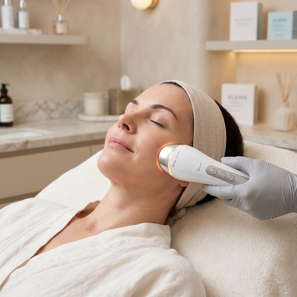 Aplicación de Radiofrecuencia Facial en Món Estètic